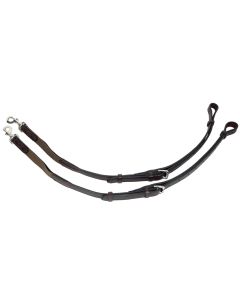Nunn Finer Leather Side Reins with Elastic- Pony