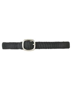 Camelot Braided Nylon Spur Straps - Black
