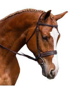 Red Barn Hudson Fancy Stitch Square Raised Wide Noseband Bridle