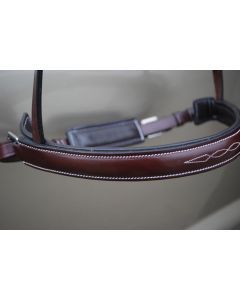 Red Barn Padded Hunter Crank Noseband