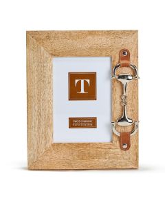 Two's Company Wood Horse Bit Photo Frame (5"X7")