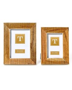 Two's Company Striated Textured Frame (Multiple Sizes)