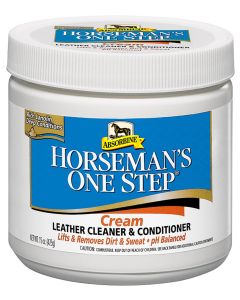 Absorbine Horseman’s One Step® Cream Leather Cleaner & Conditioner Jar (15oz)