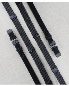 KL Extra Long Select Special Grip Reins with Buckle & Stops