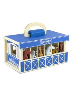 Breyer Farms Wood Carry Stable Playset