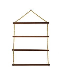 Wooden Blanket Rack With Chain - 24"