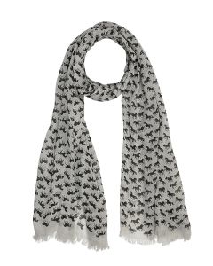 AWST Lila Horse Silhouettes Scarf