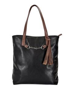 AWST Snaffle Bit Leather Tote Bag