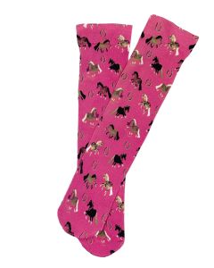 AWST Kids Lila Puff Ponies Socks