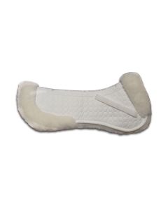 Mattes All Purpose Sheepskin Half Pad with Rear Trim