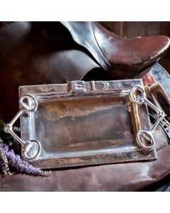 Beatriz Ball Large Western Equestrian Tray with Handles