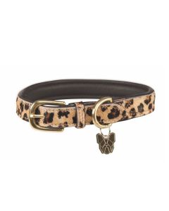 Digby and Fox Printed Cow Hair Dog Collar (xxxs-m)