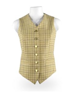 RJ Classics Aiken Tattersall Hunt Vest Platinum