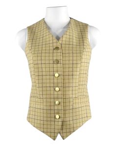 RJ Classics Aiken Tattersall Hunt Vest Platinum