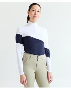 70 Degrees Ladies Asymmetrical Long Sleeve Show Shirt With UPF Protection