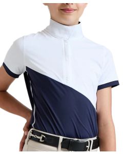 70 Degrees Ladies Asymmetrical Short Sleeve Show Shirt With UPF Protection