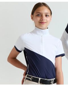 70 Degrees Ladies Asymmetrical Short Sleeve Show Shirt With UPF Protection