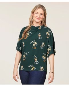 Kerrits EQL Ladies Lexi Cowl Neck Dolman (2023) - Print