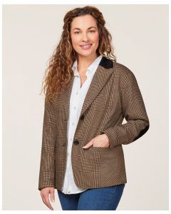 Kerrits EQL Chelsea Houndstooth Plaid Blazer