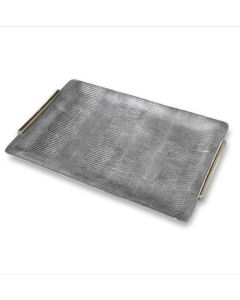 Beatriz Ball Sierra Modern Python Large Tray W/ Handles