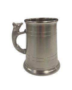 Madison Bay Co. Pewter-Plated Tankard Mug With Handle