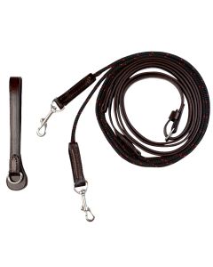 Walsh Leather Draw Reins 8.5' with Rope