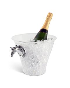 Arthur Court Horse Head Acrylic Ice Bucket