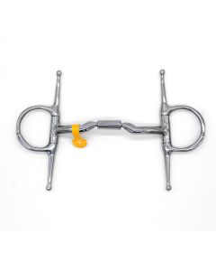 Myler Full Cheek Low Port Comfort Snaffle with Hooks, MB 04