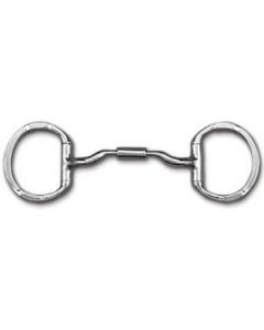 Myler Eggbutt w/ Hooks Low Port Comfort Snaffle MB 04