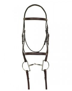 Aramas Fancy Raised Padded Bridle with Laced Reins