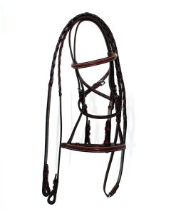 Americana Plain Raised Bridle by Harmohn Kraft