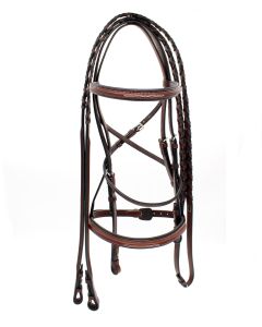 Americana Fancy Square Raised Padded Bridle by Harmon Kraft