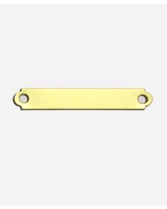 Small Fancy Brass Saddle/Bridle/Martingale Plate