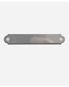 Fancy Chrome Belt Plate 1/2" x 3"