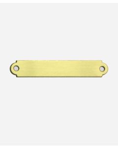 Fancy Brass Belt Plate 1/2" x 3"