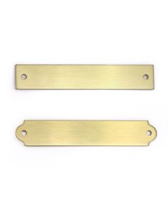Brass Halter Plate 3/4" x 4 1/4"