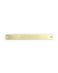 Narrow Rectangular Brass Halter Plate