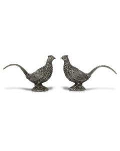 Vagabond House Pewter Pheasants Salt & Pepper Set