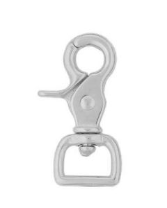 Square Scissor Snap, Nickel Plated