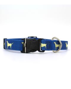 Yellow Dog Easy Clip Adjustable Dog  Collar
