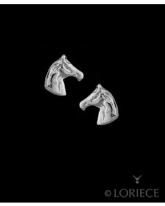 Loriece Sterling Silver Horse Head Earrings