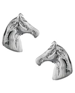 Loriece Sterling Silver Horse Head Earrings