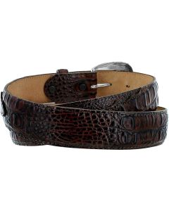 Tony Lama Unisex Caiman Classic Dress Belt