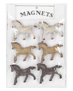 CBK Cast Iron Horse Magnets - Set of 6