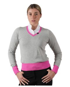 Equestrian Club Ladies Club V-Neq Sweater