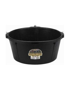 Rubber Feed Tub with Rings 6.5 Gallon