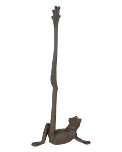 Cast Iron Frog Paper Towel Holder