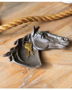 Cast Iron Horse Trinket Dish