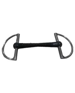 Anademi Black Ribbed Flexible Dee Bit