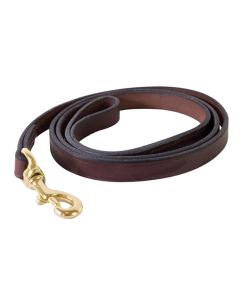 Perri's Plain Leather Dog Leash 3/4"